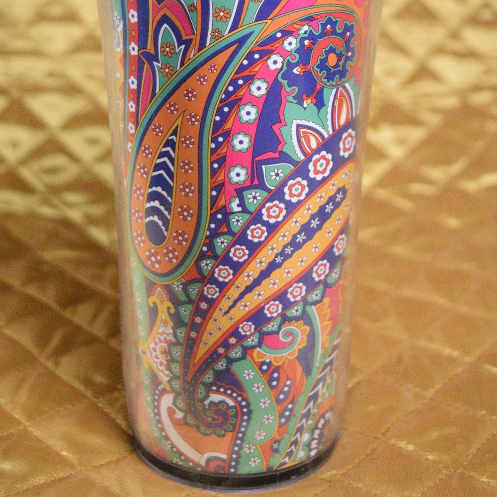 โ Vera Bradley Multi Color Paisley Tumbler Mug โ - Picture 6 of 8
